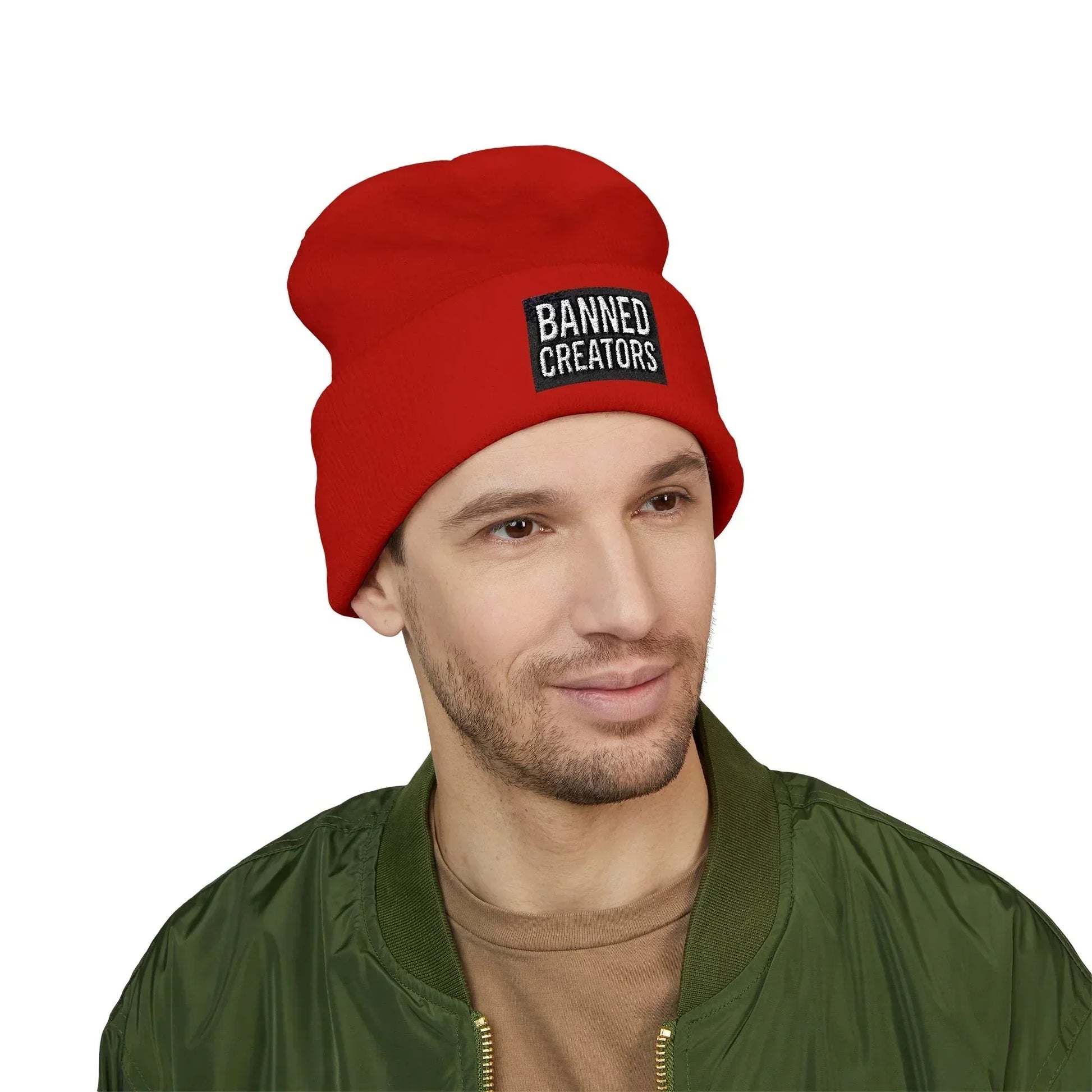 Banned Creators' Embroidery, Warm Beanie Hat , Streetwear Accessory - Manhattan Viral - Manhattan Viral