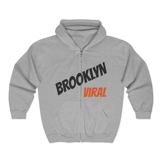 Brooklyn Bridge Viral Heavy Blend™ Full Zip Hooded Sweatshirt - Manhattan Viral - Manhattan Viral
