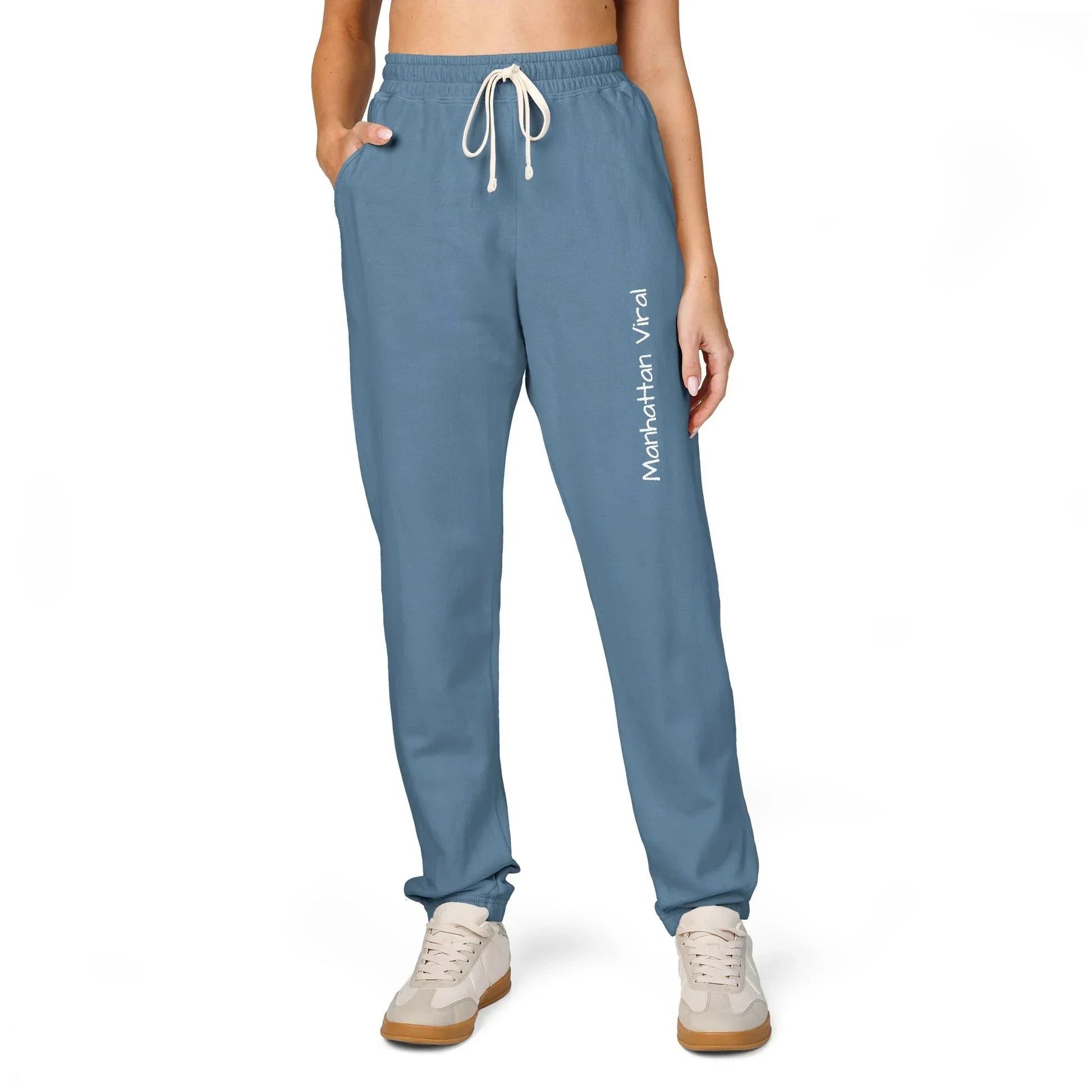 Fleece Sweatpants Manhattan Casual Loungewear - Manhattan Viral