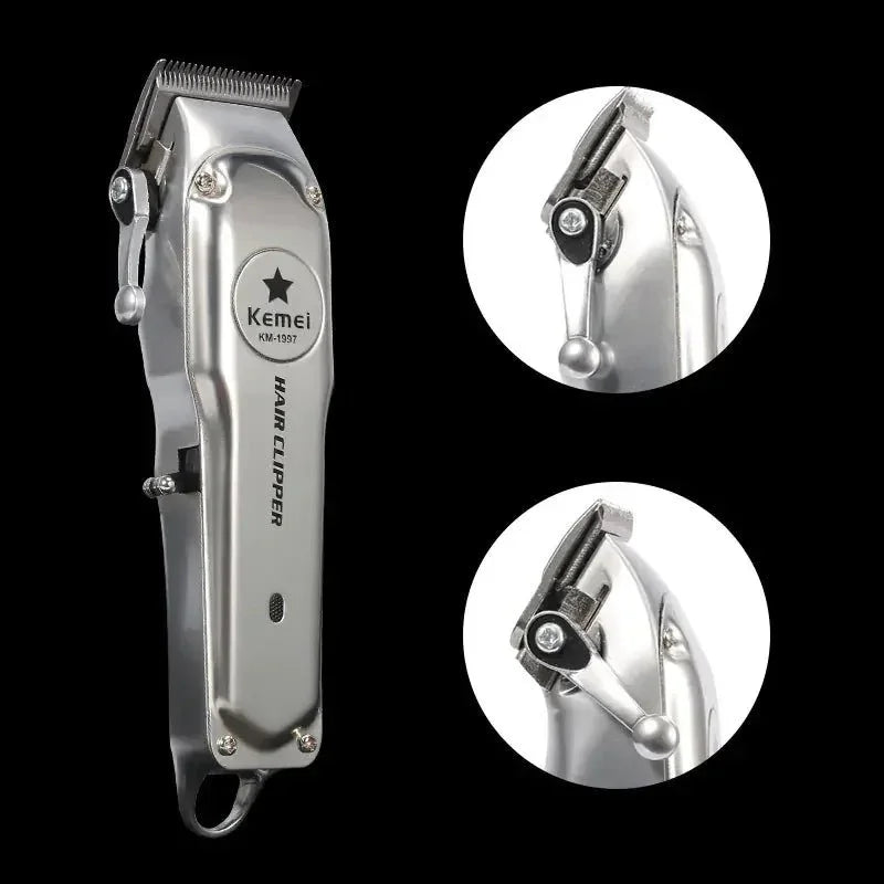 Kemei Hair Clipper - Kemei Rechargeable Electric Hair Clipper for Men - Manhattan Viral
