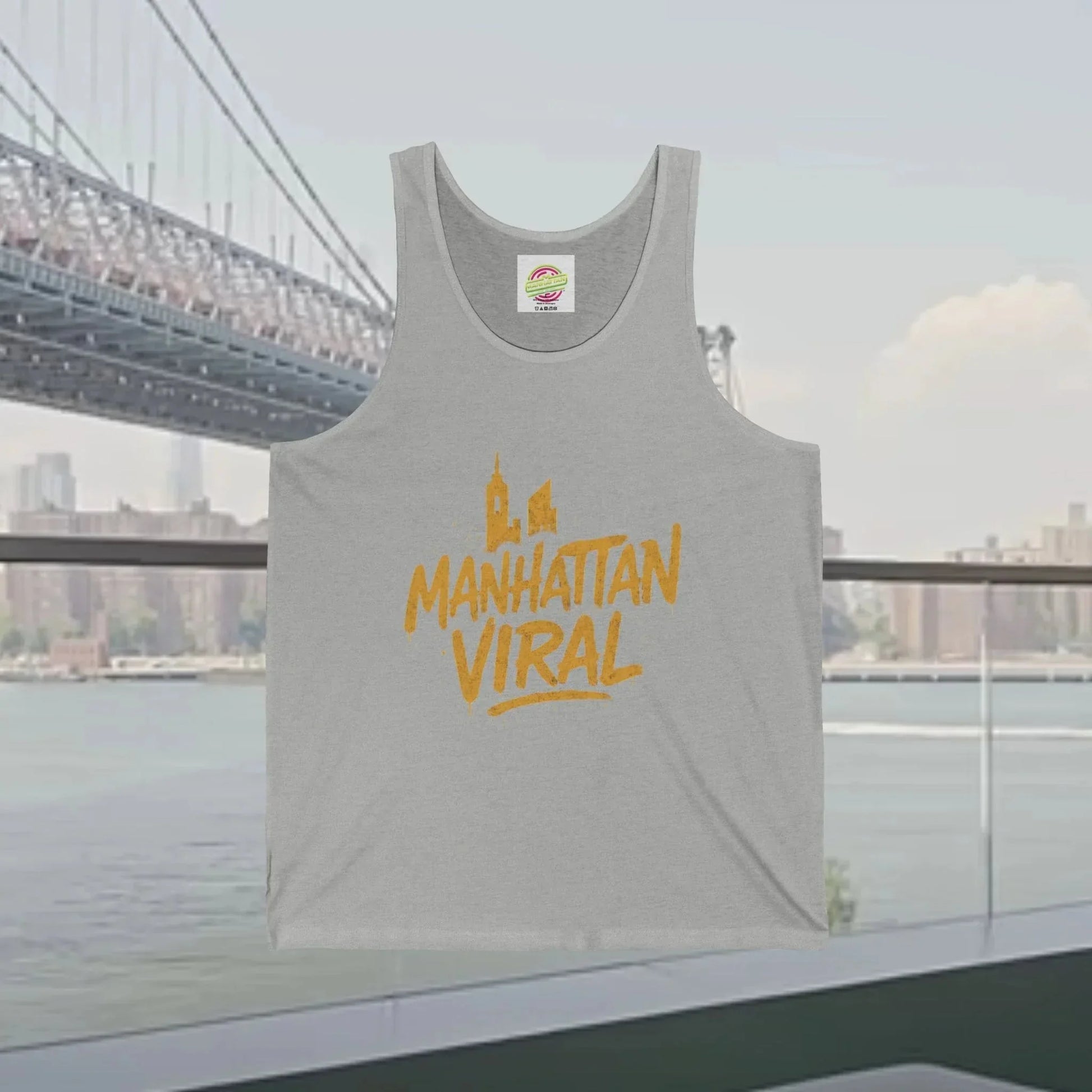 Manhattan Viral Jersey Tank, NYC Summer StreetWear - Manhattan Viral - Manhattan Viral