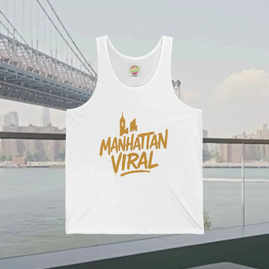 Manhattan Viral Jersey Tank, NYC Summer StreetWear - Manhattan Viral - Manhattan Viral