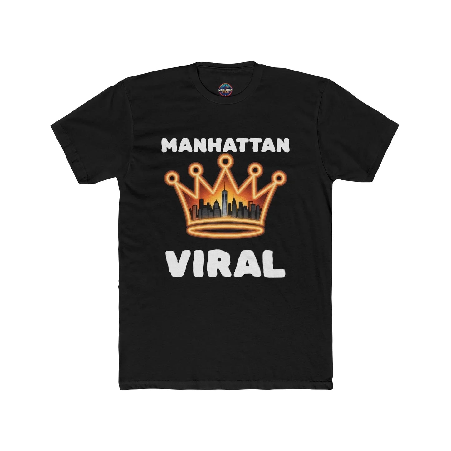 Queens Give Me The Crown Cotton Crew Tee - Manhattan Viral - Manhattan Viral