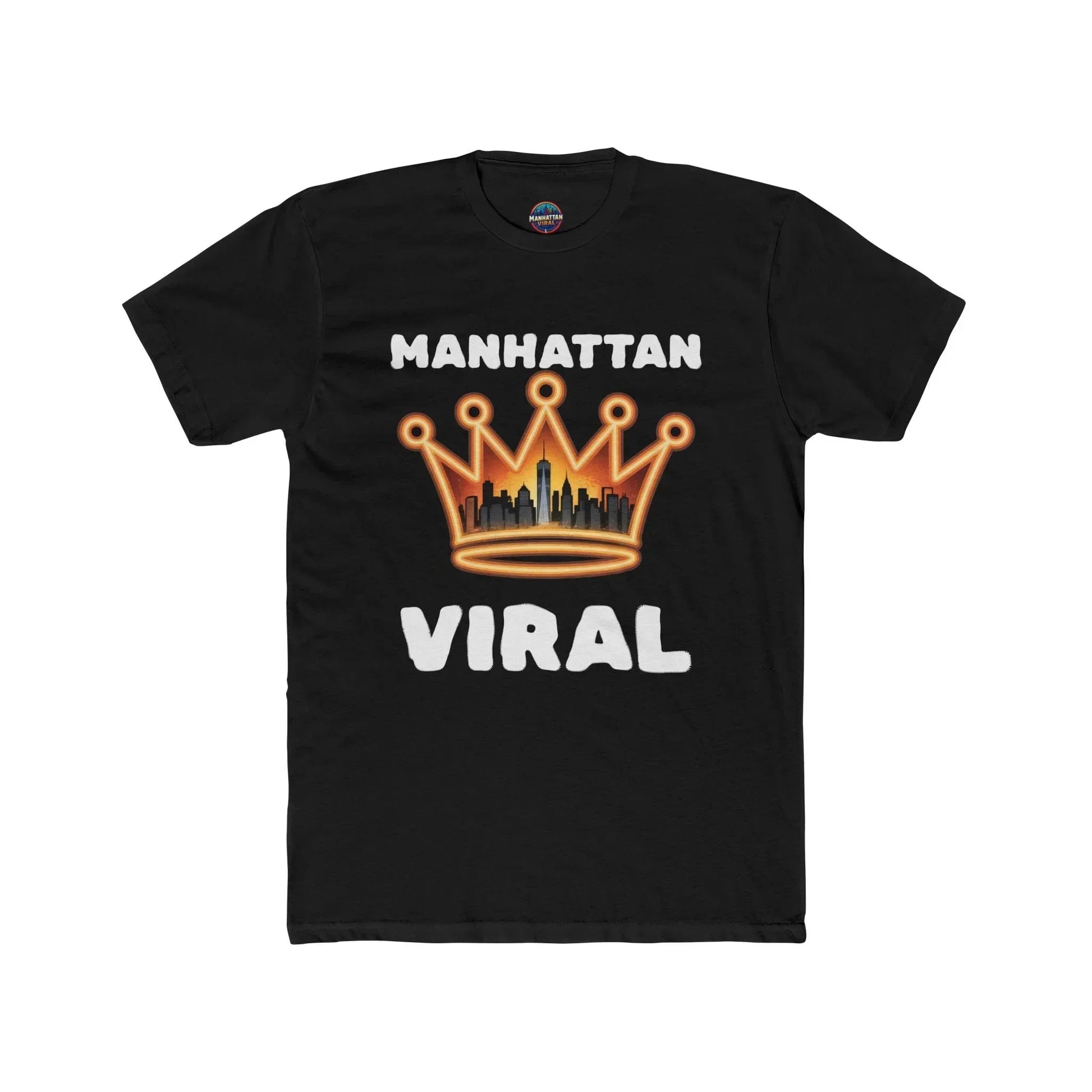 Queens Give Me The Crown Cotton Crew Tee - Manhattan Viral - Manhattan Viral