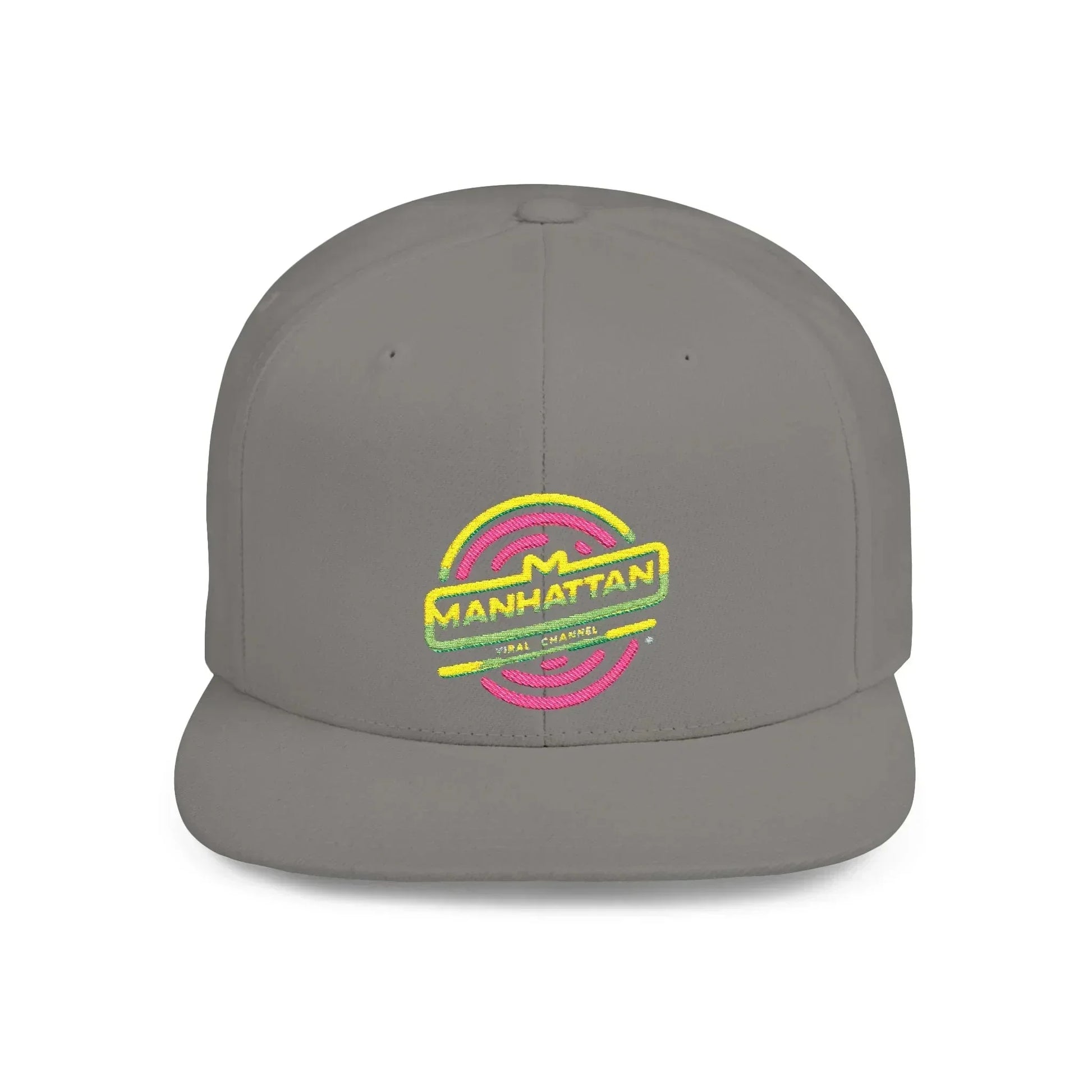 Viral MV Neon Sign Bill Snapback - NYC Cap - Viral MV Neon Sign Bill Snapback - NYC Cap - One size - Dark Heather