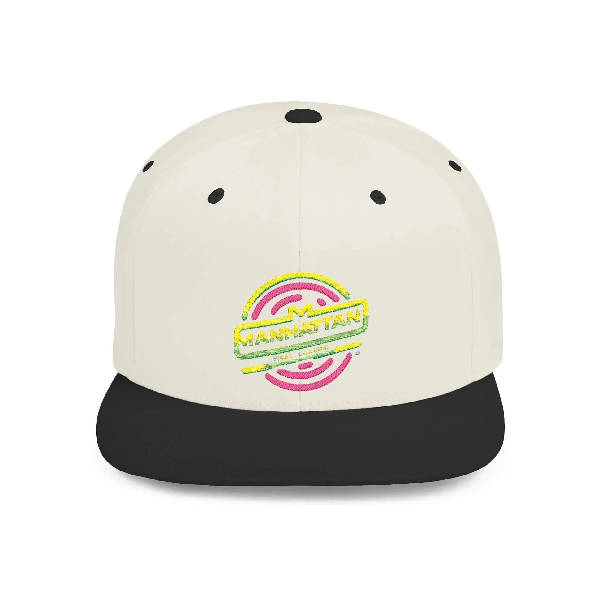 Viral MV Neon Sign Bill Snapback - NYC Cap - Viral MV Neon Sign Bill Snapback - NYC Cap - One size - White